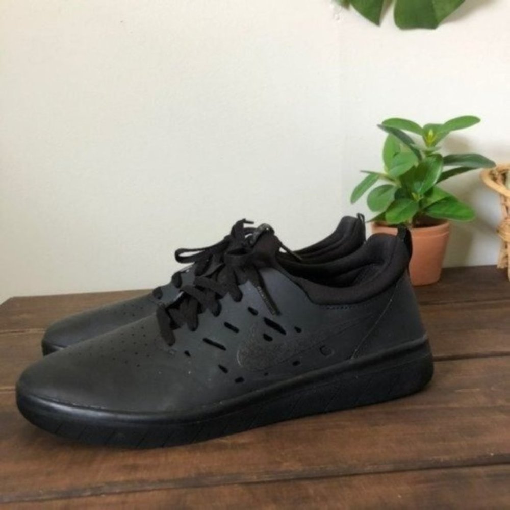 NEW Nike nyjah skateboard shoes blk size 9 - Picture 10 of 12